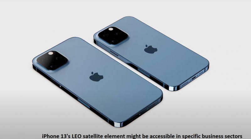 iPhone 13's LEO satellite